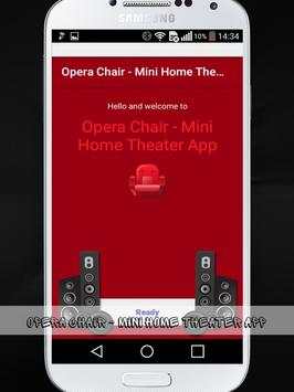 Opera Chair - Mini Home Theater App स्क्रीनशॉट 2