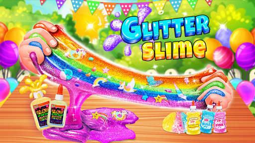 Unicorn Glitter Slime & Glow-in-the-Dark Slime screenshot 1