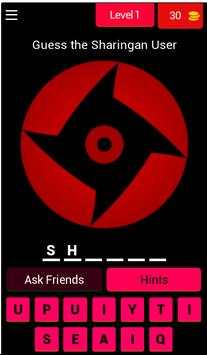Naruto: Sharingan Guess screenshot 1