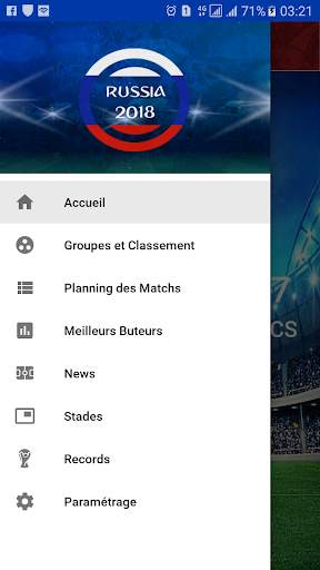 World cup 2018 livescore Russia screenshot 1