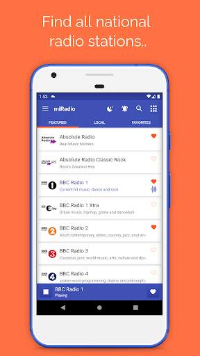 miRadio: UK live FM Radio скриншот 1