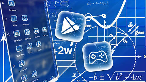 Math Geometry Launcher Theme screenshot 4
