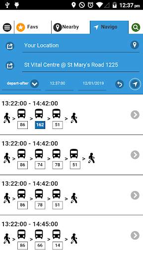 Winnipeg Transit - Live Bus Times (Map & Navigo) screenshot 3