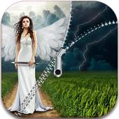 Angel Zipper Screen - Lock app 1.0