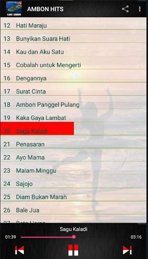 100   Kompilasi Lagu Ambon Populer screenshot 3