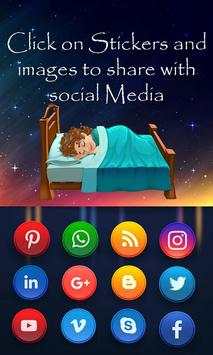 Good night (Stickers, SMS and Gif) screenshot 3