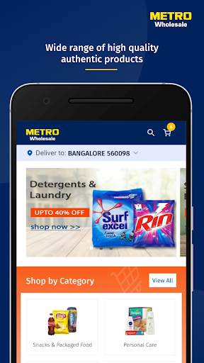 Metro Wholesale Online B2B Shopping screenshot 1
