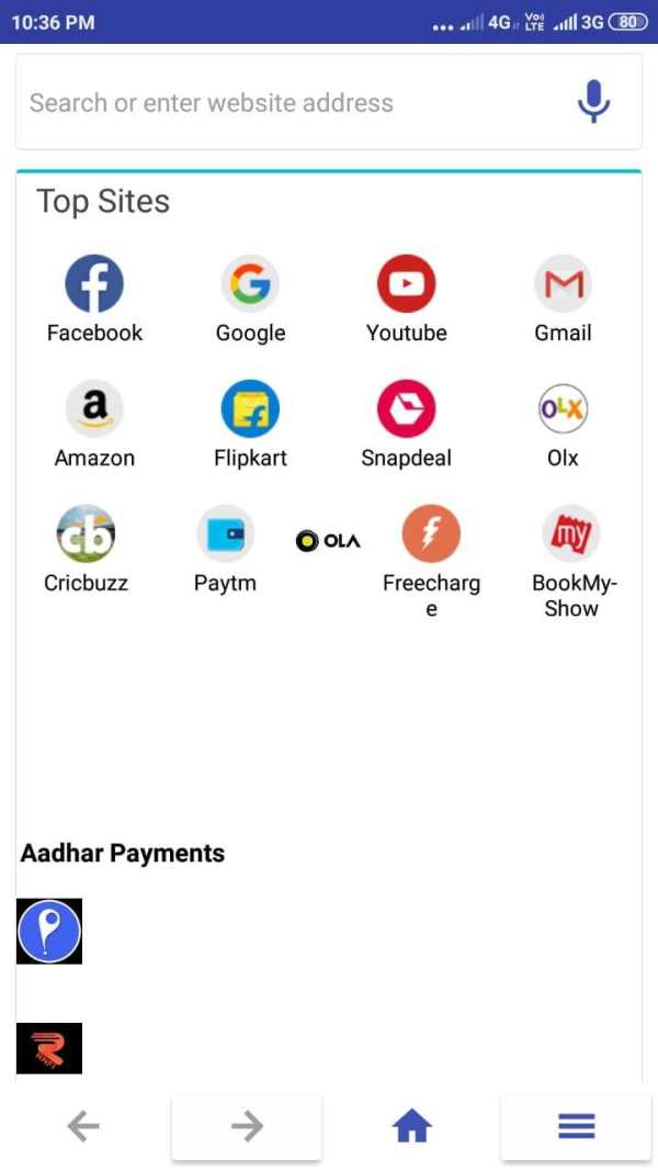 All In one -browser: PD Browser screenshot 3