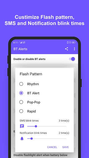 BT Alerts - Flash on Call, SMS & App Notifications screenshot 4