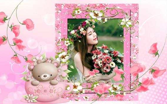 1 min App - Cute Pink Photo Frames screenshot 1