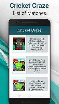 Live Cricket Craze Pro screenshot 4