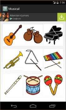 Instrumentos musicais crianças screenshot 4
