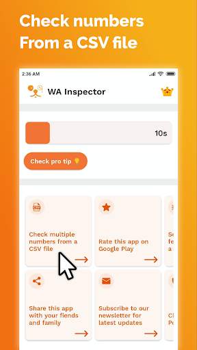 WA Inspector - Is this number on WhatsApp ? screenshot 4