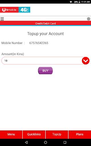 bmobile PNG 9 تصوير الشاشة