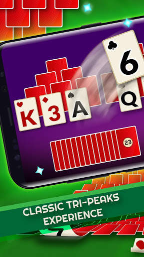 Tripeaks - Offline Free Solitaire Games screenshot 1