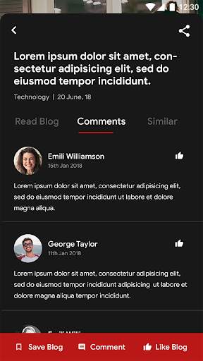 Newspot - Template скриншот 4