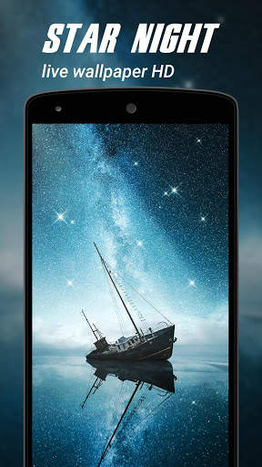 Star night Live Wallpapers HD screenshot 1