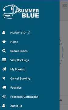 Summer Blue - Online Bus Booking screenshot 2