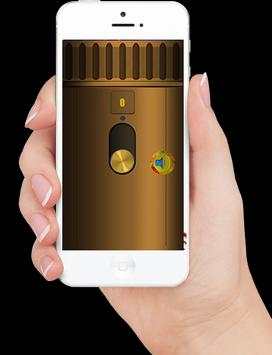 gold flashlight phone screenshot 1