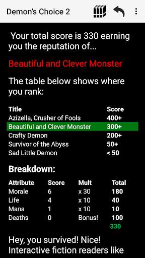 Demon's Choice: Choices Game RPG screenshot 8