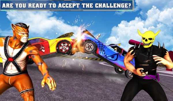 Car Fallout - Super Hero Flat Out Clash screenshot 10
