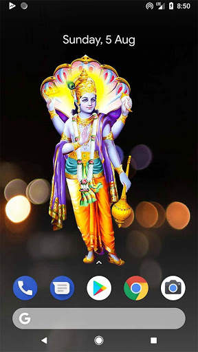 4D Lord Vishnu Live Wallpaper screenshot 4