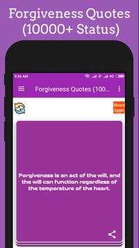 Forgiveness Quotes (10000+ Status) screenshot 5