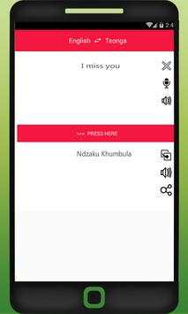 English to Tsonga Translator screenshot 2