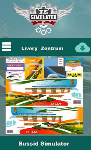 Livery Bussid Zentrum screenshot 3