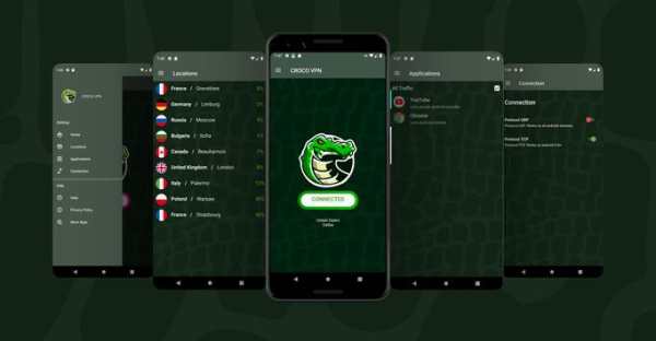 Croco VPN - Unlimited&Free VPN proxy screenshot 1