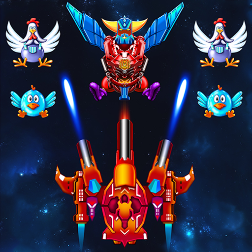 Chicken Shooter: Galaxy Attack New Game 2021 иконка