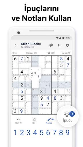 Kazık sudoku - sayı bulmacası screenshot 7
