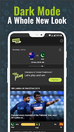 Cricingif - PSL 6 Live Cricket Score & News screenshot 2