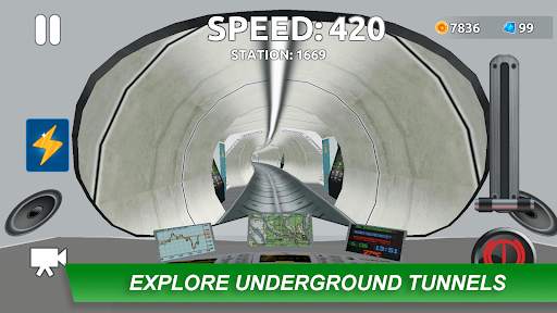 Hyperloop: train simulator screenshot 2