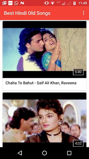 Best  Old Hindi Songs (Video) screenshot 1