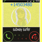 fake call for subway prank icon