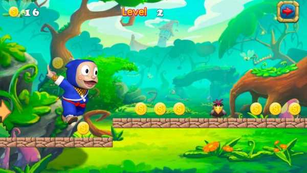 Super Hattori Run ninja Game screenshot 5