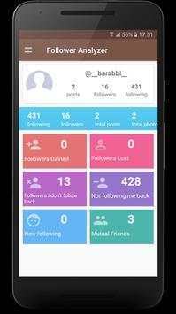 Follower Analyzer screenshot 2