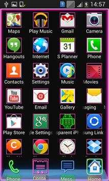 Neon Screen Launcher screenshot 3