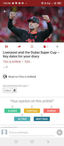 Liverpool Football Unofficial screenshot 3