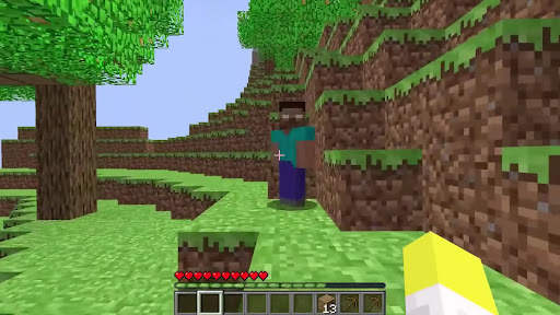 Herobrine Mod in Minecraft screenshot 1