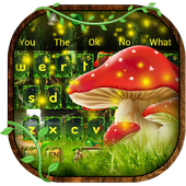3D Mushroom Nature Keyboard icon