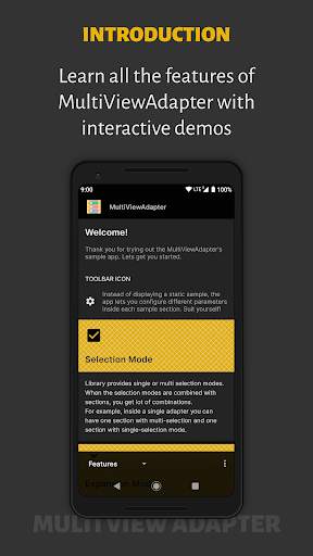 MultiViewAdapter - Demo App screenshot 1
