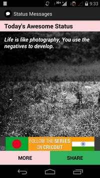 Funny Status Messages & Quotes screenshot 1