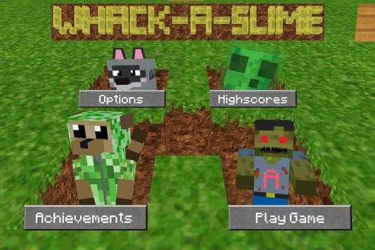 Whack-a-Slime for Minecraft screenshot 1