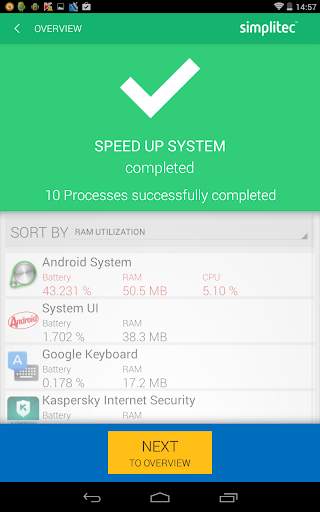 simpli Clean Mobile  - BOOSTER & CLEANER screenshot 4