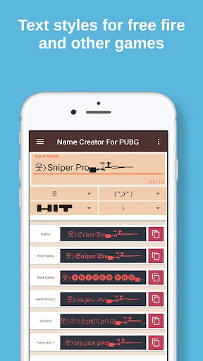 Name creator for pubg pro screenshot 2