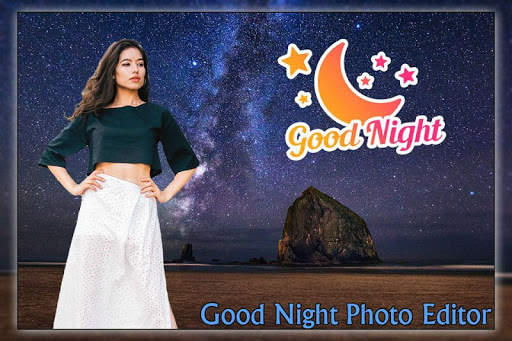 Good Night Cut Paste Photo Editor screenshot 3