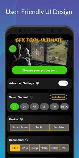 GFX Tool Ultimate for PUBG with Game Booster screenshot 1