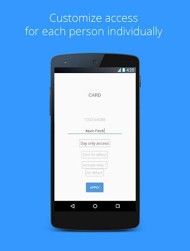 U-Prox Mobile Config screenshot 4